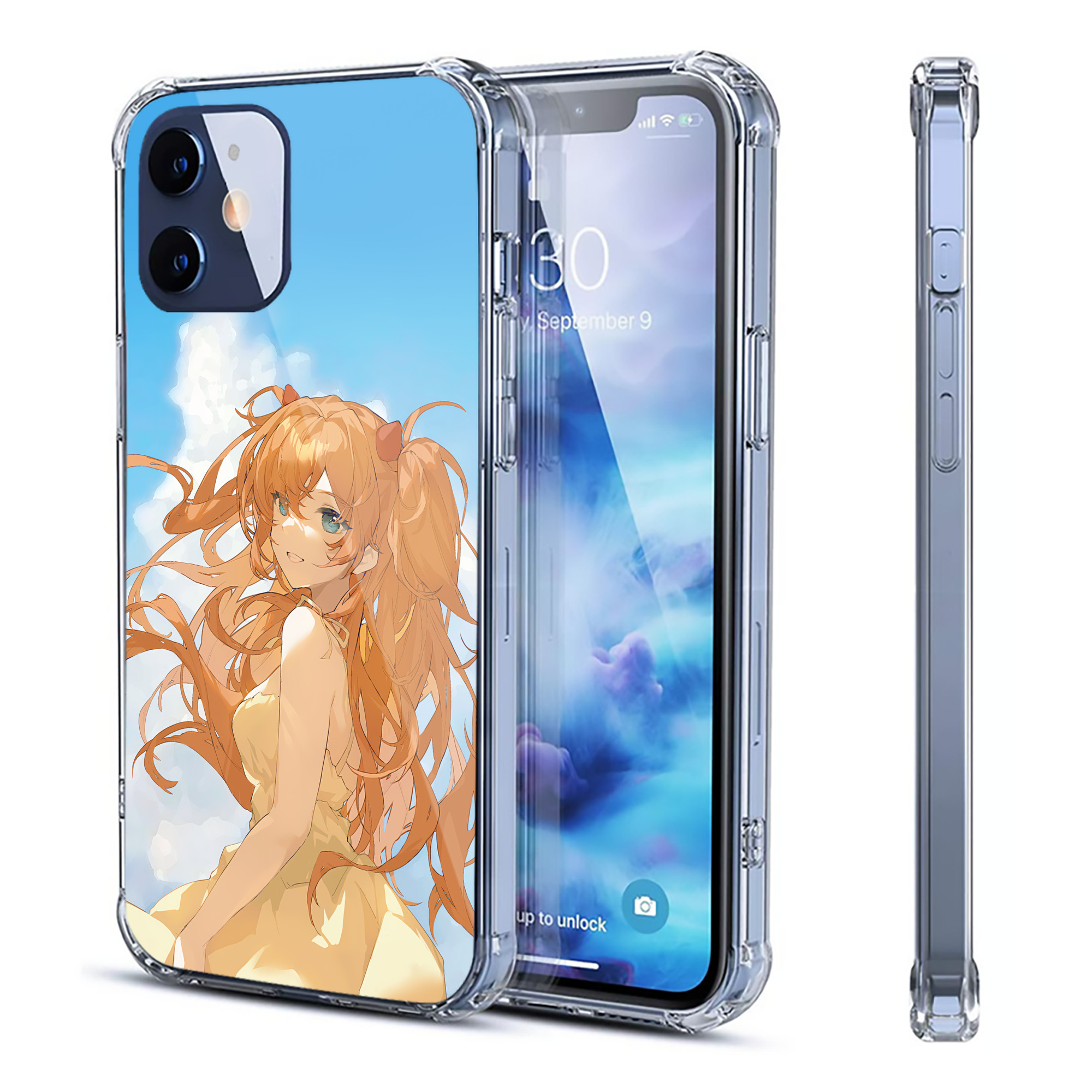 （画像用） EVA 新世紀エヴァンゲリオン 【iPhone 12シリーズ対応】透明スマホケース（クリアソフトケース）